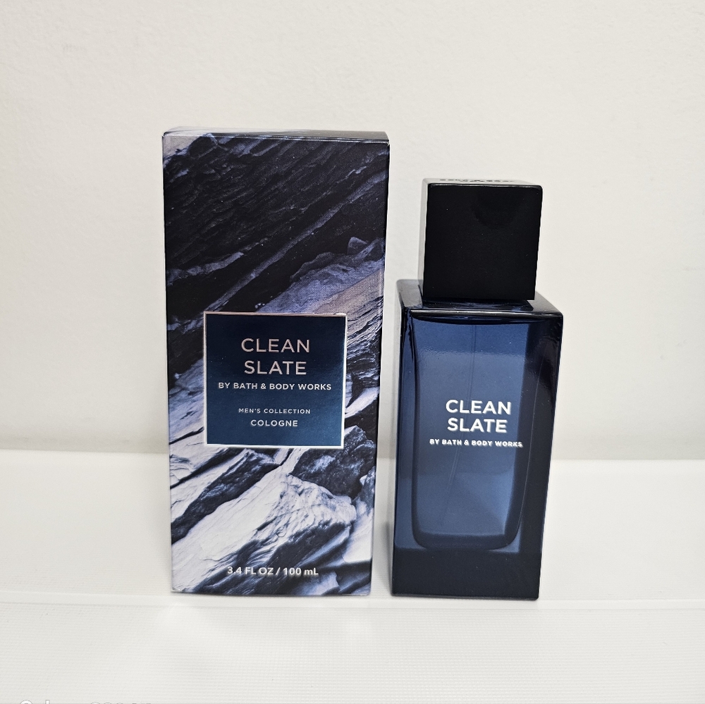 Bath & Body Works Clean Slate Men's Cologne 3.4 fl oz/100 ml New